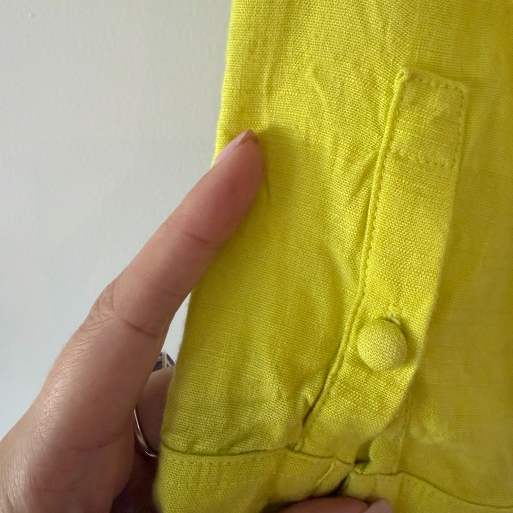 cult gaia Lime Green Cropped Long Sleeve Top - Picture 4 of 7